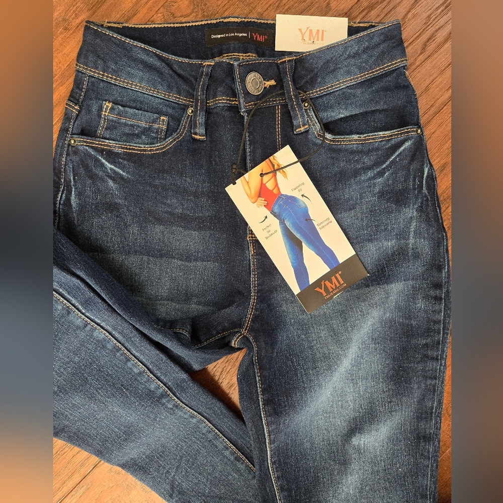 YMI High-rise Distressed Skinny Jeans